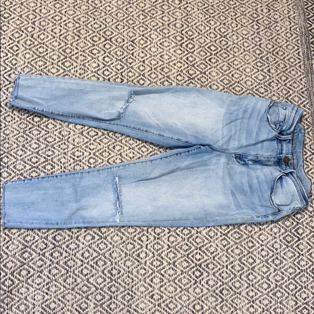 high waist ripped knee BDG jeans